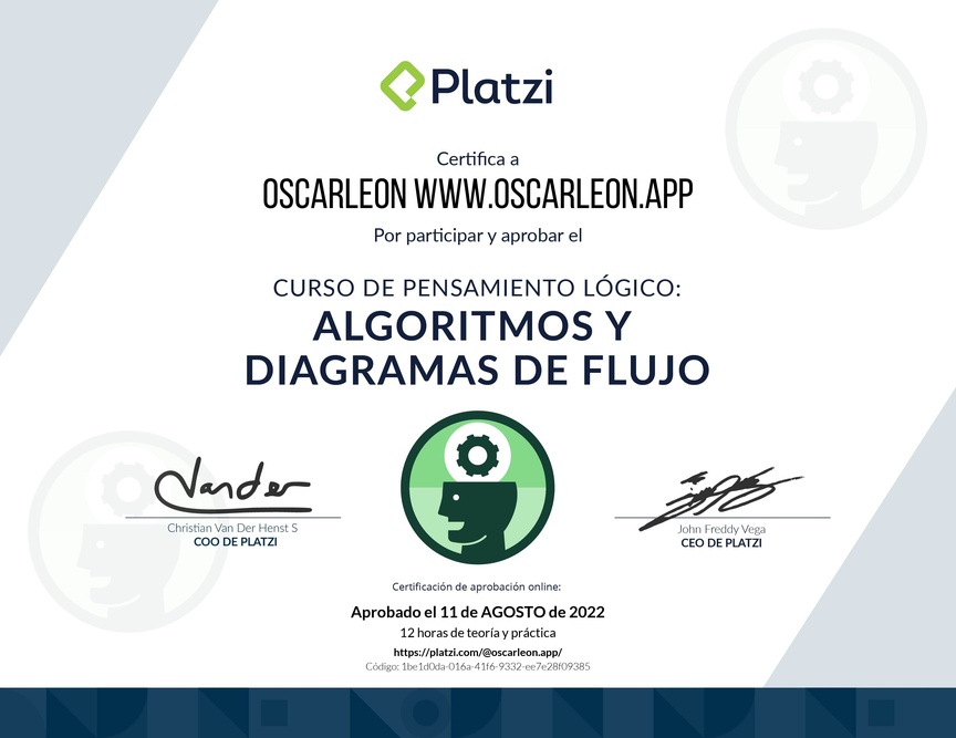 Curso de Pensamiento Lógico: Algoritmos y Diagramas de Flujo