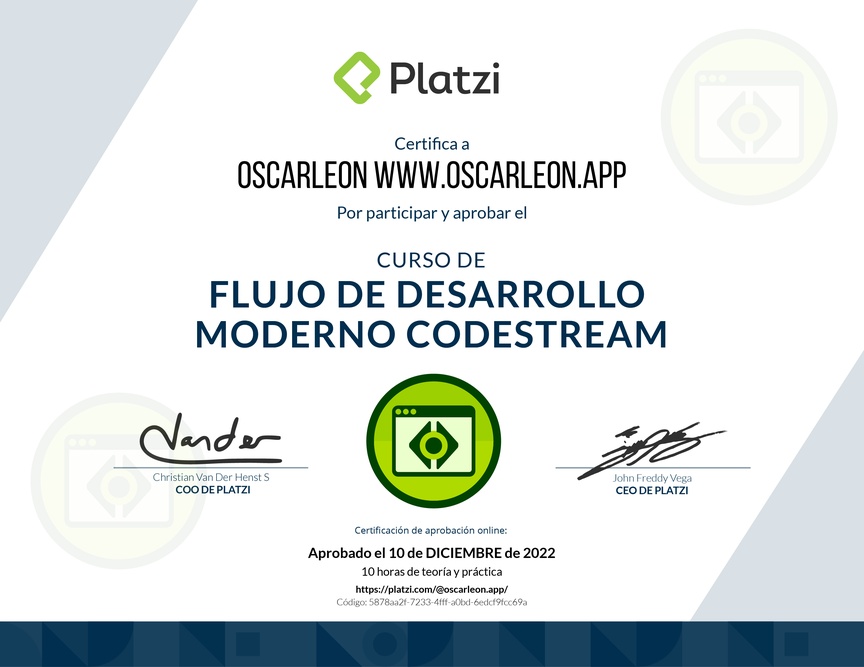 Curso de Flujo de Desarrollo Moderno CodeStream
