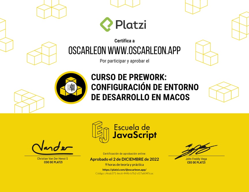 Curso de Configuración de Entorno de Desarrollo en macOS