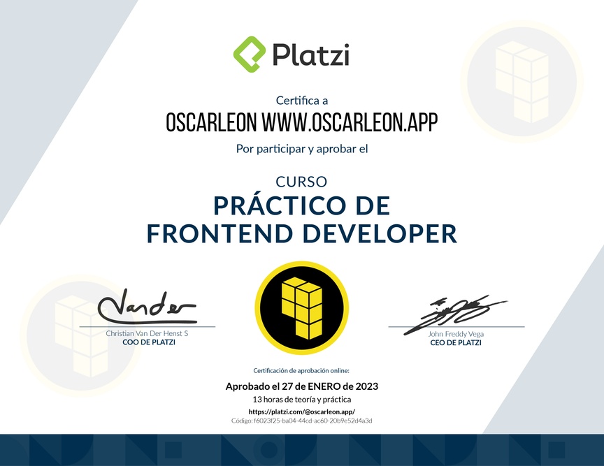 Curso Práctico de Frontend Developer
