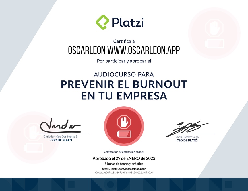 Audiocurso para Prevenir el Burnout en tu Empresa