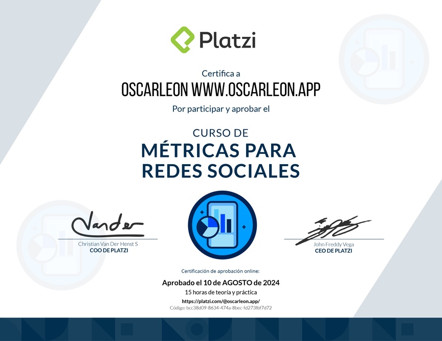 Curso de Métricas para Redes Sociales