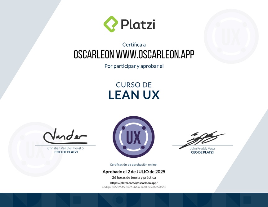 Curso de Lean UX Práctico