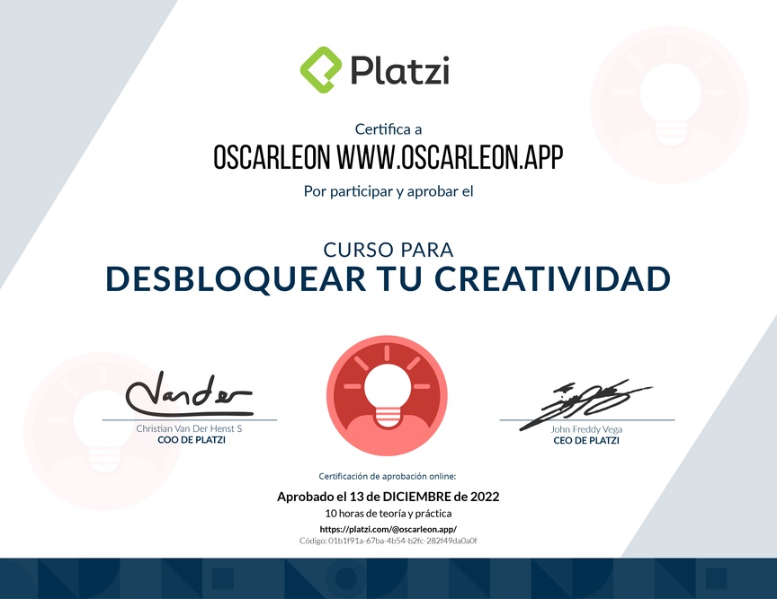Desarrollo de Creatividad para tu Vida Profesional