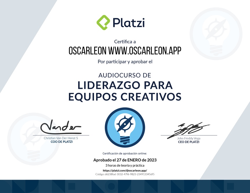 Liderazgo para Equipos Creativos
