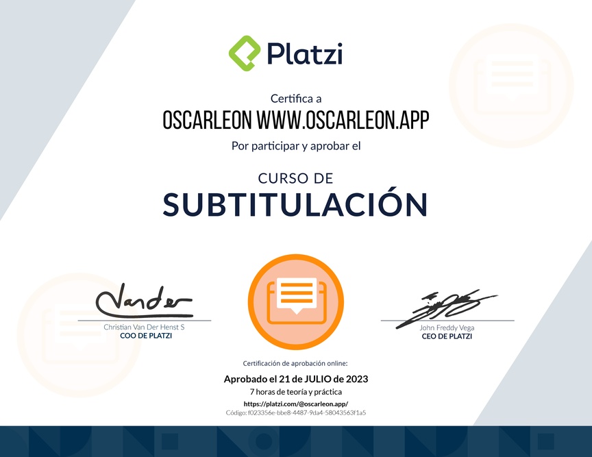 Subtitulación para Video