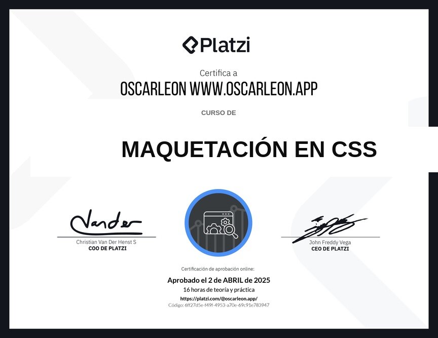 Maquetación en CSS