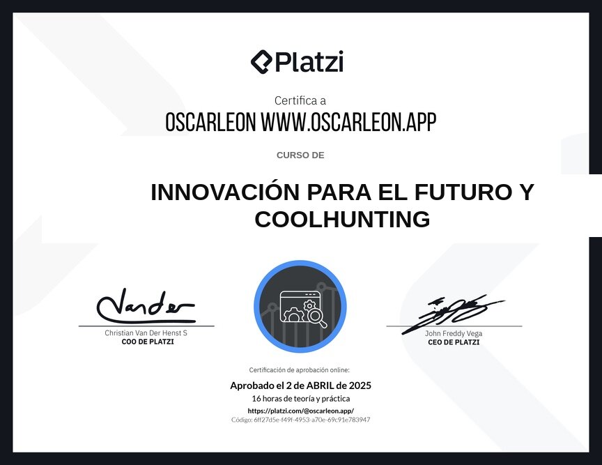 Innovación para el Futuro y Coolhunting