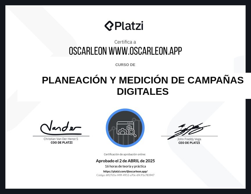 Planeación y Medición de Campañas Digitales