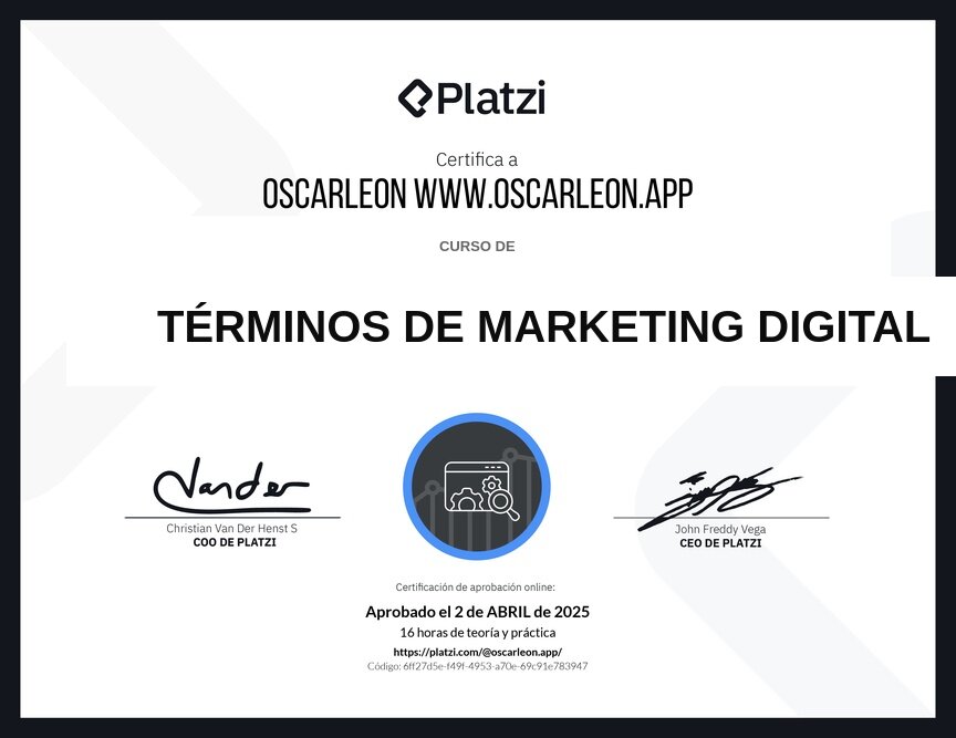 Términos de Marketing Digital