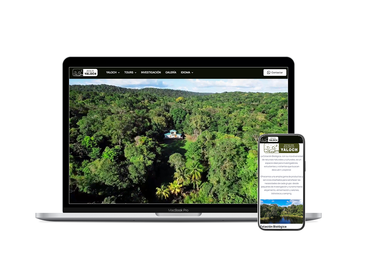 Sitio Web Estación Biológica